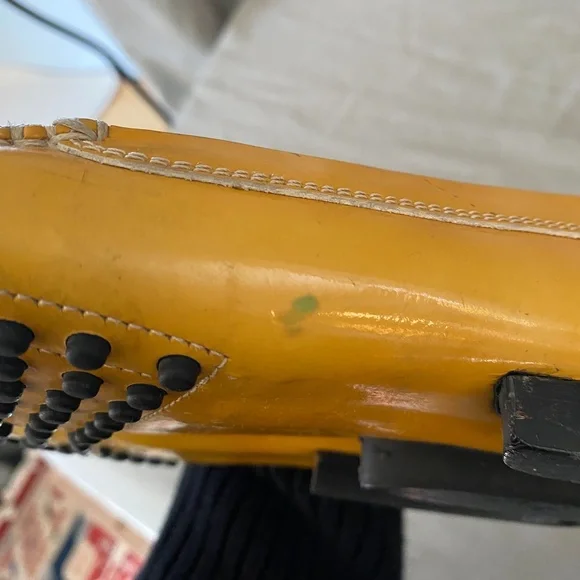 TODS Penny Loafers Womens Junior Size‎ 3.5 US 35 EUR Patent Leather Flat Shoes - Picture 13 of 13